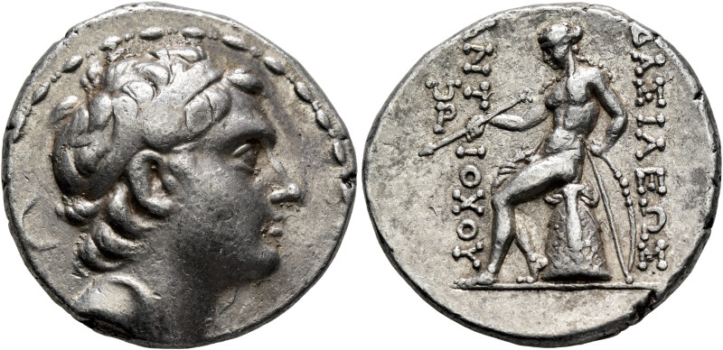 SELEUKID KINGS. Antiochos III ‘the Great’, 222-187 BC. Tetradrachm (Silver, 28 m...