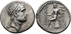 SELEUKID KINGS. Antiochos III ‘the Great’, 222-187 BC. Tetradrachm (Silver, 28 mm, 17.05 g, 12 h), ΔI mint, circa 197-192/0. Diademed head of Antiocho...