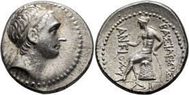 SELEUKID KINGS. Antiochos III ‘the Great’, 222-187 BC. Tetradrachm (Silver, 28 mm, 17.14 g, 12 h), ΔI mint, after circa 197. Diademed head of Antiocho...