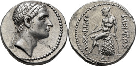 SELEUKID KINGS. Antiochos III ‘the Great’, 222-187 BC. Tetradrachm (Silver, 28 mm, 17.10 g, 12 h), ΔI mint, after circa 197. Diademed head of Antiocho...