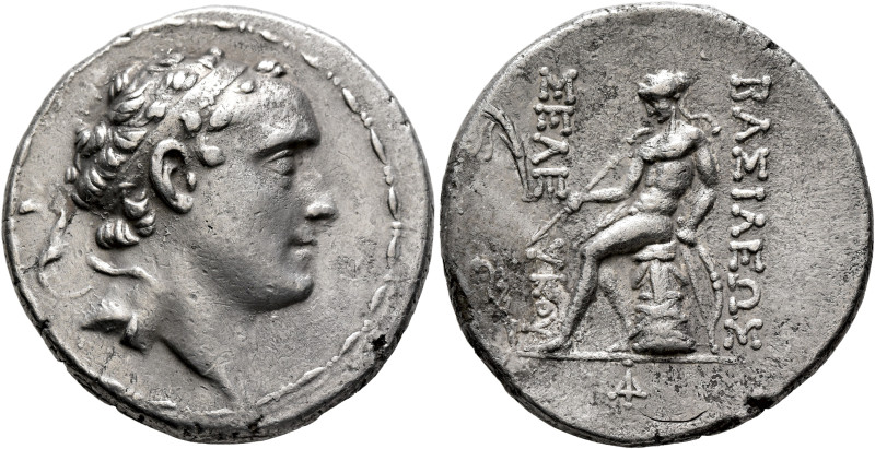 SELEUKID KINGS. Seleukos IV Philopator, 187-175 BC. Tetradrachm (Silver, 29 mm, ...