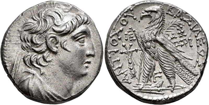 SELEUKID KINGS. Antiochos VII Euergetes (Sidetes), 138-129 BC. Tetradrachm (Silv...