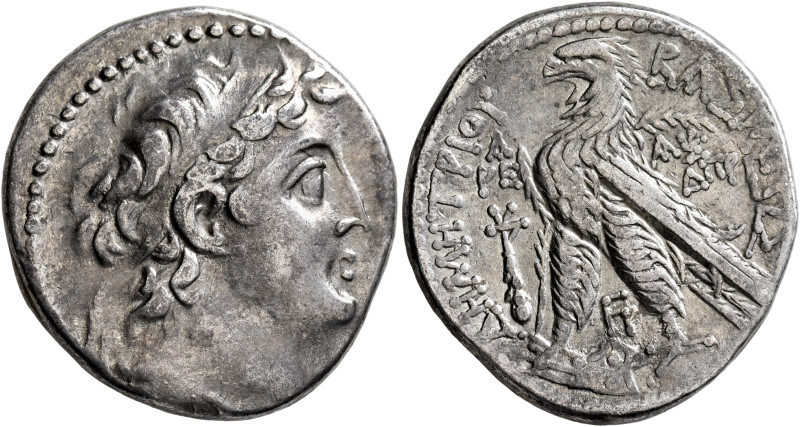 SELEUKID KINGS. Demetrios II Nikator, second reign, 129-126/5 BC. Tetradrachm (S...