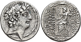 SELEUKID KINGS. Philip I Philadelphos, circa 95/4-76/5 BC. Tetradrachm (Silver, 28 mm, 15.71 g, 12 h), Antiochia on the Orontes, circa 88/7-76/5. Diad...