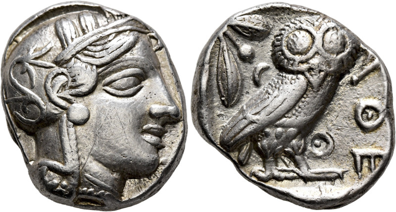 PHILISTIA (PALESTINE). Gaza. Mid 5th century-333 BC. Tetradrachm (Silver, 25 mm,...