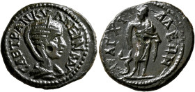 THRACE. Anchialus. Tranquillina, Augusta, 241-244. Diassarion (Bronze, 23 mm, 5.65 g, 8 h). CAB TPANKYΛΛEINA ΑΥΓ Diademed and draped bust of Tranquill...