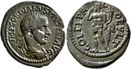 THRACE. Deultum. Gordian III, 238-244. 'As' (Bronze, 24 mm, 6.00 g, 7 h), circa 241-242. IMP GORDIANVS PIVS FEL AVG Laureate, draped and cuirassed bus...