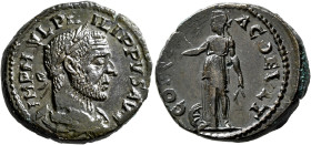 THRACE. Deultum. Philip I, 244-249. 'As' (Bronze, 24 mm, 7.59 g, 7 h). IMP M IVL PHILIPPVS AVG Laureate, draped and cuirassed bust of Philip I to righ...