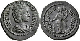 THRACE. Perinthus. Tranquillina, Augusta, 241-244. Triassarion (Bronze, 25 mm, 7.24 g, 7 h). CΑΒΕΙΝΑ ΤΡΑΝΚΥΛΛΕΙΝΑ Draped bust of Tranquillina to right...