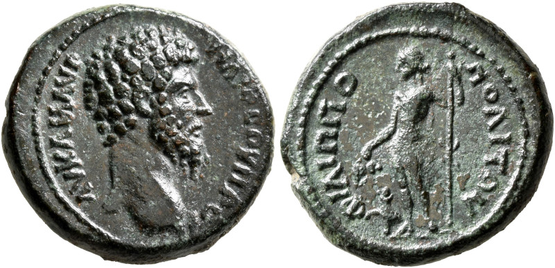 THRACE. Philippopolis. Lucius Verus, 161-169. Assarion (Bronze, 20 mm, 5.80 g, 6...