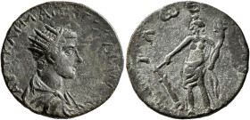 LYCIA. Tlos. Gordian III, 238-244. Tetrassarion (Bronze, 25 mm, 9.11 g, 6 h). ΑΥΤ Κ•ΑΙ•Μ•ΑΝΤ ΓΟΡΔΙΑΝΟϹ ϹЄ Radiate, draped and cuirassed bust of Gordia...