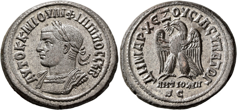 SYRIA, Seleucis and Pieria. Antioch. Philip II, 247-249. Tetradrachm (Billon, 27...