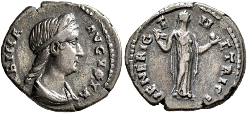 Sabina, Augusta, 128-136/7. Denarius (Silver, 18 mm, 3.10 g, 6 h), Rome, circa 1...