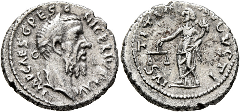 Pescennius Niger, 193-194. Denarius (Silver, 19 mm, 3.22 g, 11 h), Caesarea in C...