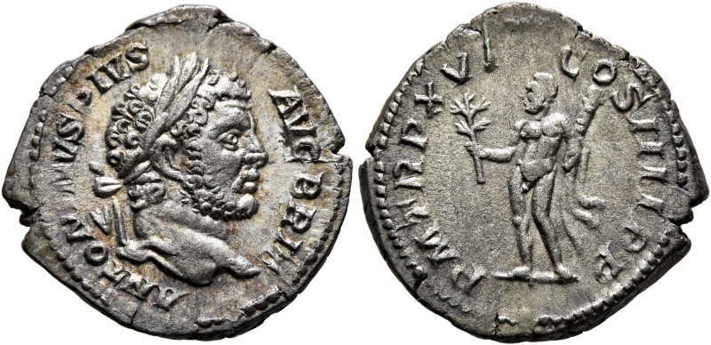 Caracalla, 198-217. Denarius (Silver, 19 mm, 3.00 g, 12 h), Rome, 213. ANTONINVS...