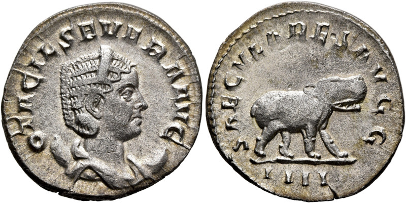 Otacilia Severa, Augusta, 244-249. Antoninianus (Silver, 21 mm, 3.36 g, 12 h), R...