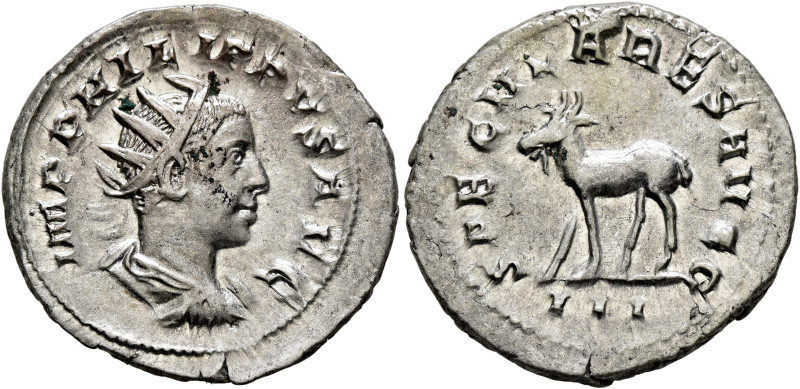 Philip II, 247-249. Antoninianus (Silver, 24 mm, 4.74 g, 12 h), Rome, 248. IMP P...