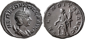 Herennia Etruscilla, Augusta, 249-251. Antoninianus (Silver, 23 mm, 4.00 g, 12 h), Rome, 250-251. HER ETRVSCILLA AVG Diademed and draped bust of Heren...