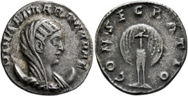 Diva Mariniana, died before 253. Antoninianus (Silver, 19 mm, 2.86 g, 6 h), Rome, circa 253-254. DIVAE MARINIANAE Veiled and draped bust of Diva Marin...