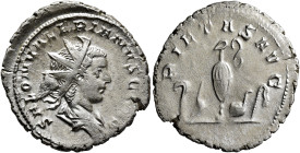 Saloninus, as Caesar, 258-260. Antoninianus (Billon, 22 mm, 3.36 g, 1 h), Cologne, 259-260. SALON VALERIANVS CAES Radiate and draped bust of Saloninus...
