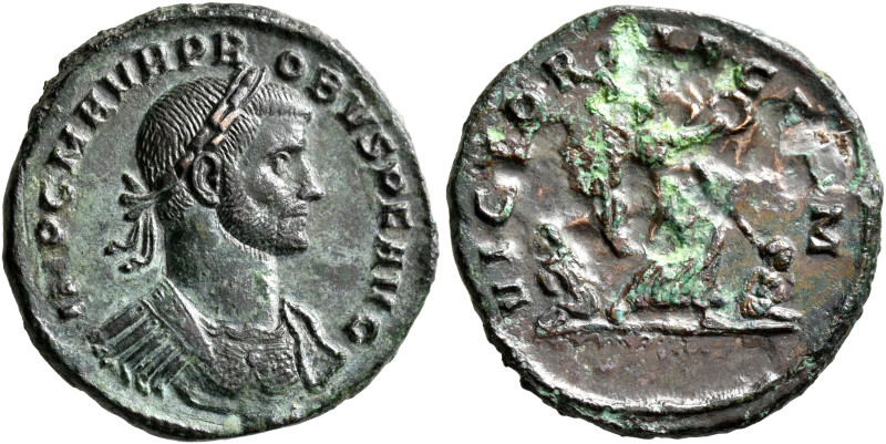 Probus, 276-282. As (Bronze, 22 mm, 4.75 g, 6 h), Rome, spring 278. IMP C M AVR ...