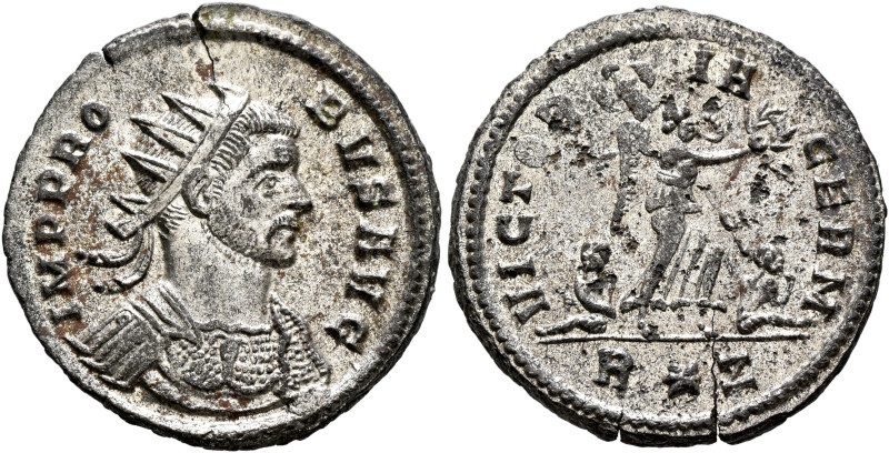 Probus, 276-282. Antoninianus (Bronze, 23 mm, 4.17 g, 7 h), Rome, 278-279. IMP P...