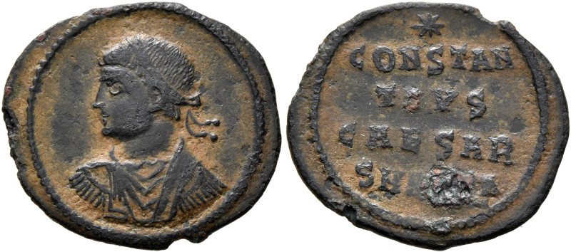 Constantius II, as Caesar, 324-337. Follis (Bronze, 20 mm, 1.79 g, 6 h), Antioch...