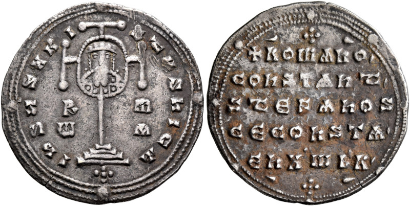 Constantine VII Porphyrogenitus, with Romanus I, Stephen, and Constantine, 913-9...