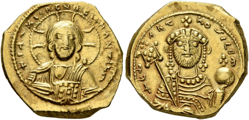 Constantine IX Monomachus, 1042-1055. Tetarteron (Gold, 17 mm, 4.06 g, 6 h), Con...