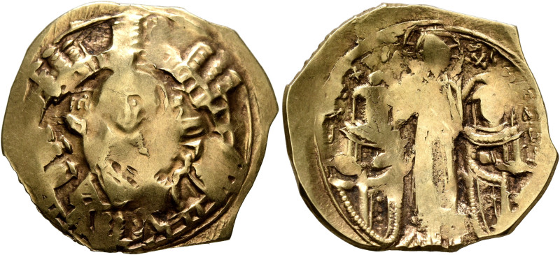 Andronicus II Palaeologus, with Michael IX, 1282-1328. Hyperpyron (Electrum, 23 ...