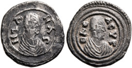 Ezanas, circa 345-380. 3 Argyroi (Silver, 13 mm, 1.09 g, 12 h), pagan types, circa 345-360. ΗZA-NAC Draped bust of Ezanas to right, wearing tight-fitt...