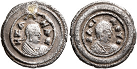 Ezanas, circa 345-380. 3 Argyroi (Gilt Silver, 14 mm, 0.97 g, 12 h), Christian types, circa 359/60-380. HZA-NAC Draped bust of Ezanas to right, wearin...