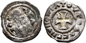 Noe, 5th century. 3 Argyroi (Gilt Silver, 14 mm, 0.89 g, 3 h), anonymous type. CΛ X-ΛC Λ Draped male bust to right, wearing tight-fitting head cloth a...