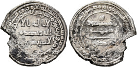 ISLAMIC, 'Abbasid Caliphate. Al-Muntasir, AH 247-248 / AD 861-862. Dirham (Silver, 18 mm, 2.40 g, 11 h), Surra man Raʾa, AH 248 = 862. ‘lā ilāha illā ...