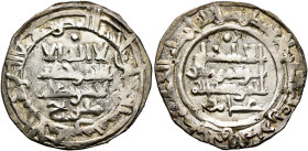 ISLAMIC, al-Andalus (Spain). Umayyads. Hisham II ibn al-Hakam, first reign, AH 366-399 / AD 976-1009. Dirham (Silver, 23 mm, 3.82 g, 6 h), al-Andalus,...