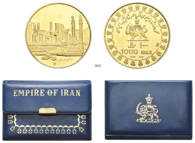 IRAN, Pahlavis. Muhammad Reza Shah, AH 1320-1358 / AD 1941-1979. 1000 Rials 1971...