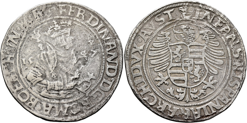 AUSTRIA. Holy Roman Empire. Ferdinand I, 1526-1564. Taler 1547 (Silver, 39 mm, 2...