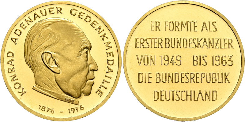 GERMANY. Bundesrepublik Deutschland. 1949-present. Medal 1976 (Gold, 26 mm, 9.76...