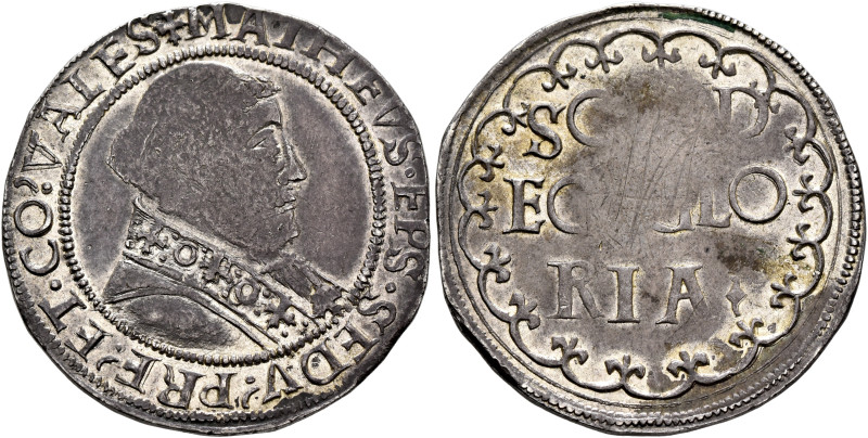 SWITZERLAND. Wallis. Sitten. Matthäus Schiner, 1499-1522. Halbdicken (Silver, 28...