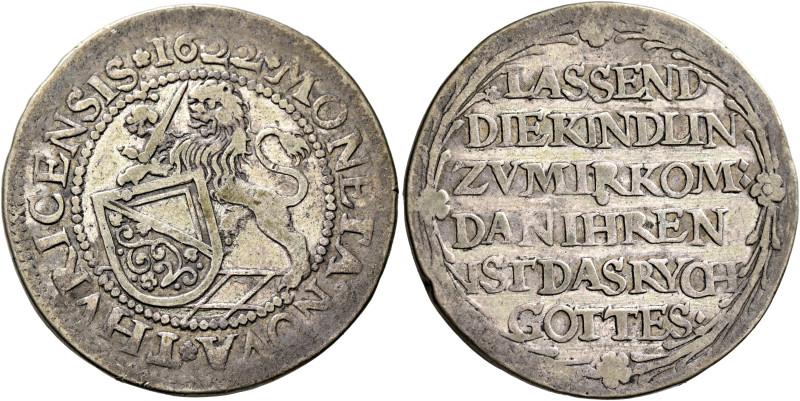 SWITZERLAND. Zürich. Kanton. Medal 1622 (Silver, 34 mm, 12.92 g, 12 h), so calle...