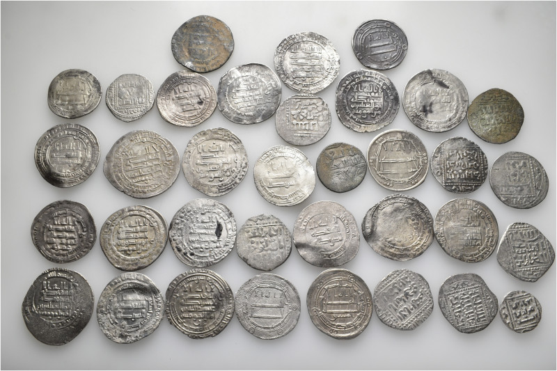 A lot containing 35 silver coins. All: Islamic. Fine to very fine. LOT SOLD AS I...