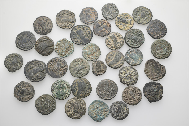 A lot containing 35 bronze coins. All: Axumite. Fair to very fine. LOT SOLD AS I...