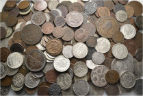 A lot containing 287 silver, bronze and copper nickel coins. All: Austria. Very fine to extremely fine. LOT SOLD AS IS, NO RETURNS. 287 coins in lot....