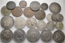 A lot containing 23 silver and bronze coins. All: Brazil. Good very fine to extremely fine. LOT SOLD AS IS, NO RETURNS. 23 coins in lot.


From the...