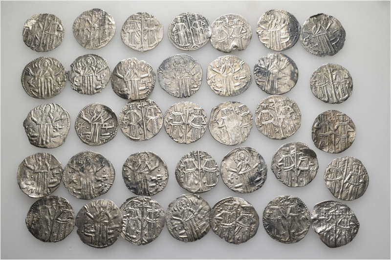A lot containing 35 silver coins. All: Bulgarian. Gros. About very fine to very ...