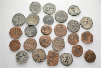 A lot containing 25 bronze coins. All: Crusader. Folles. Fine to very fine. LOT SOLD AS IS, NO RETURNS. 25 coins in lot.


From a European collecti...