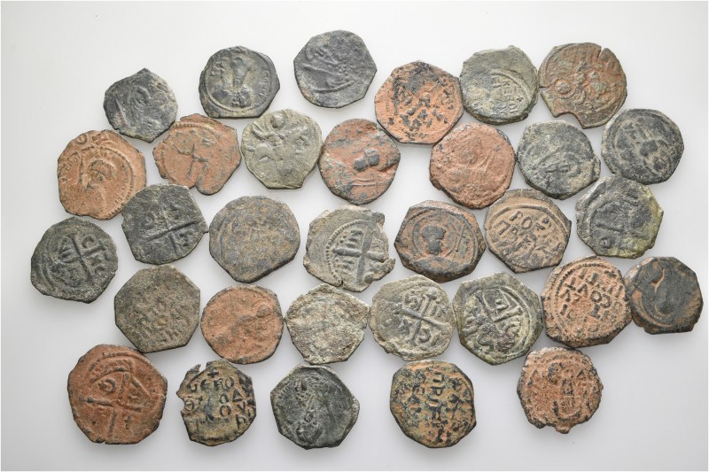 A lot containing 32 bronze coins. All: Crusader. Folles. Fine to very fine. LOT ...