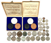 A lot containing 36 silver, bronze, copper nickel and porcelain coins. All: Germany. About very fine to extremely fine. LOT SOLD AS IS, NO RETURNS. 36...