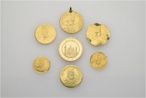 A lot containing 7 gold coins. All: Iran. Total weight: 13.08 g. Very fine to extremely fine. LOT SOLD AS IS, NO RETURNS. 7 coins in lot.


From an...