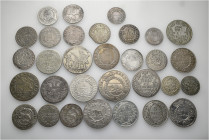 A lot containing 31 silver and billon coins. All: Switzerland, 'Kantonsmünzen'. Fine to extremely fine. LOT SOLD AS IS, NO RETURNS. 31 coins in lot.
...
